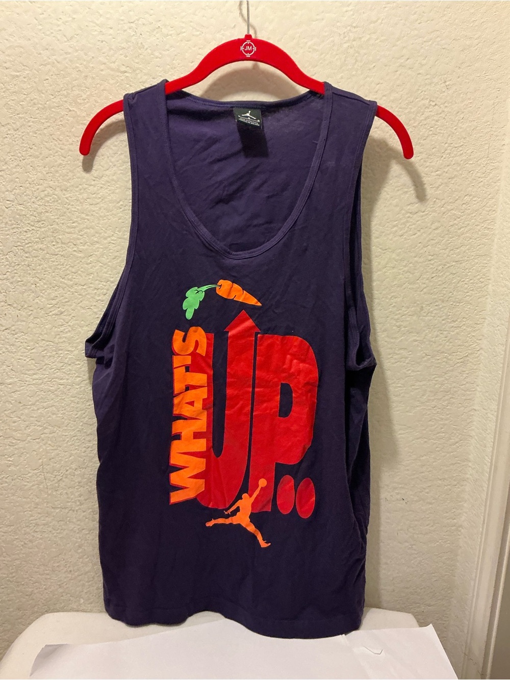 Nike Jordan Graphic Tank with 'What's Up' Print - Picture 2 of 6
